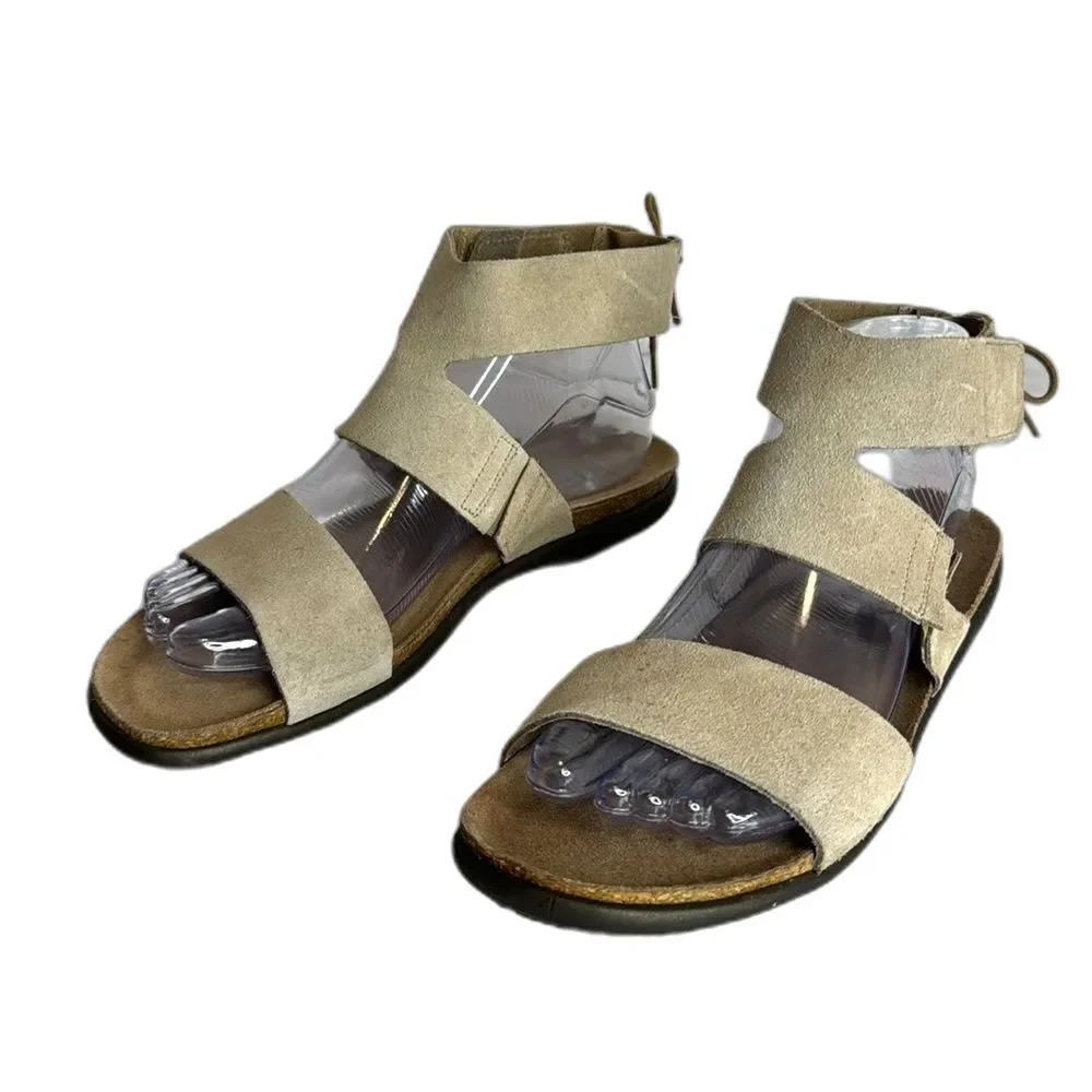 Naot ladies Leather Tie Back gladiator Sandals in Larissa size 8 - Picture 2 of 8